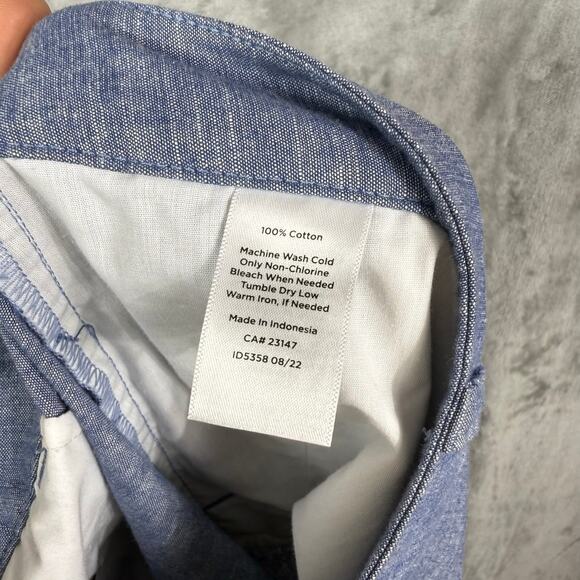 Talbots Plus Ankle Pants Plus Tapered 14W Blue‎ - Picture 6 of 9